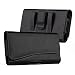 iPhone 8 7 6S Carrying Belt Case with Clip,kiwitatá Horizontal Leather Belt Clip Holster Pouch Holder Case for Galaxy S6 S7 S8 (Fit Cellphone with Case on)