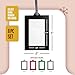 Klikel Hanging Picture Frame Ornaments - Set of 8 2x3 Black Hanging Photo Frame