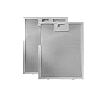 MeevrgR Dunstabzugshaubenfilter – Aluminium-Fettabsaugfilter kompatibel mit den meisten Dunstabzugshauben – langlebig & leicht zu reinigen, 230 x 260 x 9 mm (2 Stück)