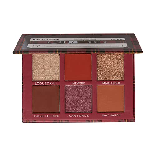 Image of Makeup Revolution Clueless x Revolution Tai Rolling with the Homies Palette Nude Eyeshadow Long Lasting Multi Reflective Shimmer Matte Glitter Pressed Pearls Eye Shadow Makeup Pallet (Pack of 2)