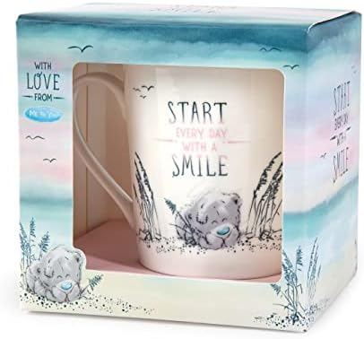 Me To You Bear Start The Day Mug (AGM01071), Blue,grey