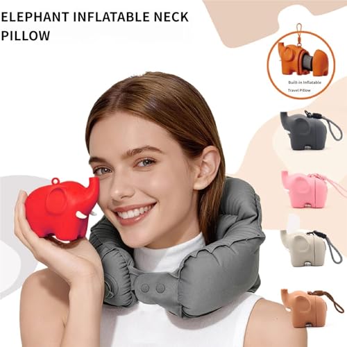 Coussin de nuque ergonomique gonflable pour voyageur d'affaires - 3