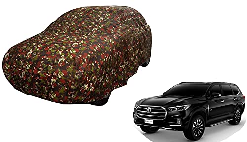Image of Auto Hub Car Cover Compatible with MG Gloster with Weather Proof, Triple Stitched, Gloster Car Cover Jungle Look
