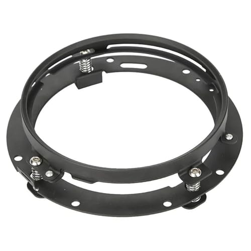 Soporte de faro 7 pulgadas para Harley Road King anillo de montaje negro de barra delantera