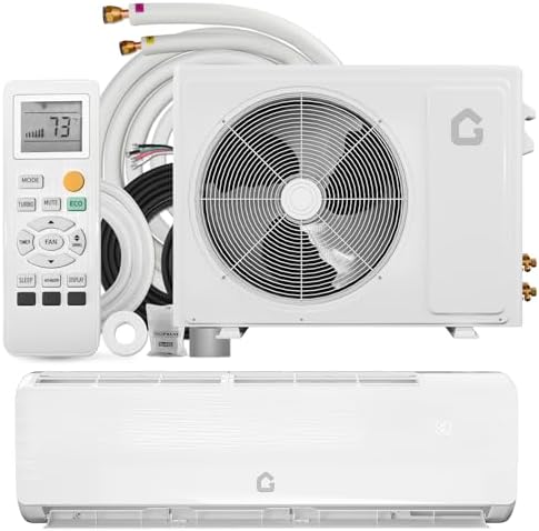 GarveeHome Mini climatiseur divisé 9000BTU 19 SEER, compatible Wi...