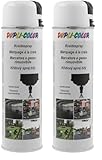 DUPLI-COLOR 133985 Kreidespray weiß 500 ml (Packung mit 2)