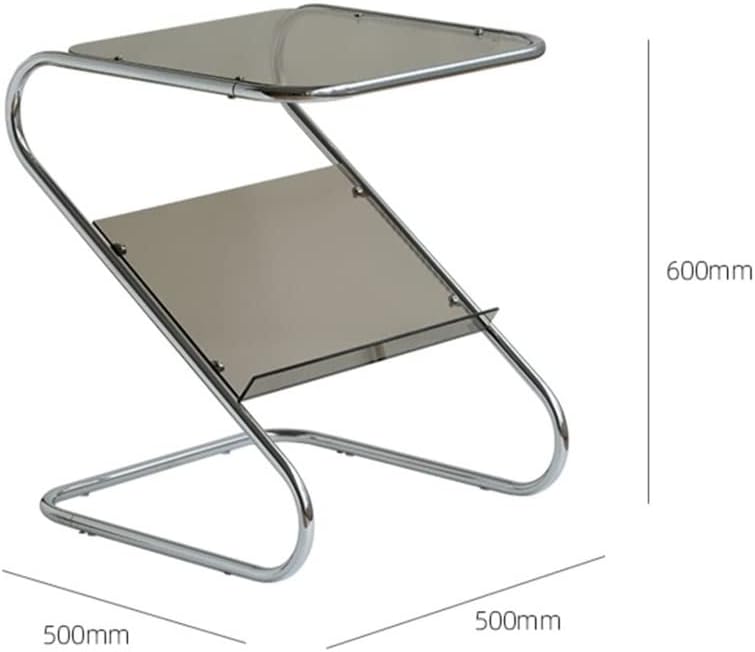 Side Table/End Table,Nordic Floor-to-Ceiling Bookshelf Display Rack Modern Clapboard Side Magazine Cabinet Storage Rack