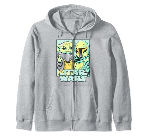 Sweat Star Wars The Mandalorian et Grogu protecteur et chaud pour affronter la fraîcheur