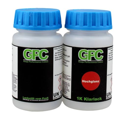 Guuja Lakstift voor Opel 756 RADIANTROT blanke lak sneldrogend stipplak autolak