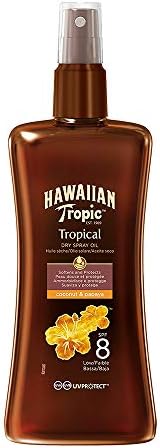 Hawaiian Tropic SPF8 Protective Dry Spray Oil