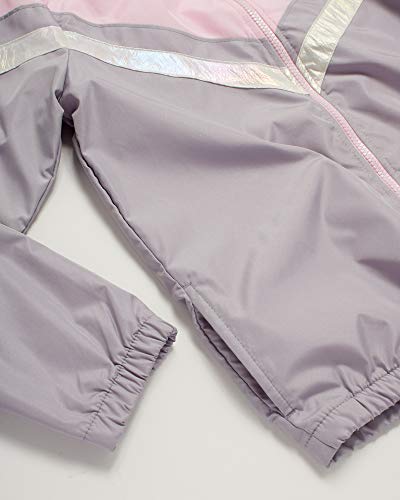 Body Glove Girls' Tracksuit - 2 Piece Windbreaker Jacket and Active Leggings Sweatpants Set, Light