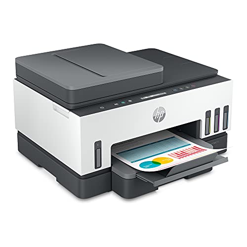 HP Smart Tank 750 All-in-One Auto Duplex WiFi Colour Printer with ADF, Print, Scan & Copy for Office with ADF view 2