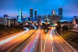 adrium Quadro in alluminio composito 80 x 50 cm: Skyline del centro di Atlanta, Georgia, Stati Uniti (39962668)