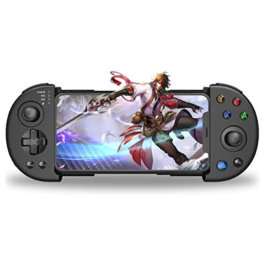 Blindspares Wireless, PUBG Mobile Controller with Triggers for 3.5-6.5 Inch Android iOS for FPS Games Gamepad, Large, Black