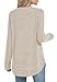 Sampeel Womens Early Fall Fashion 2025 Tunic Tops for Women Loose Fit Dressy Casual Sweaters Long Sleeve Shirts Fall Clothes Outfits Beige L