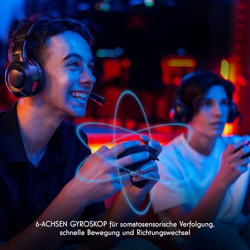 THOMSON Gamepad 400A – Bluetooth-Gamecontroller für TV und PC, Sprachassistentenfunktion, Inhaltssuch- und Wiedergabefunktion