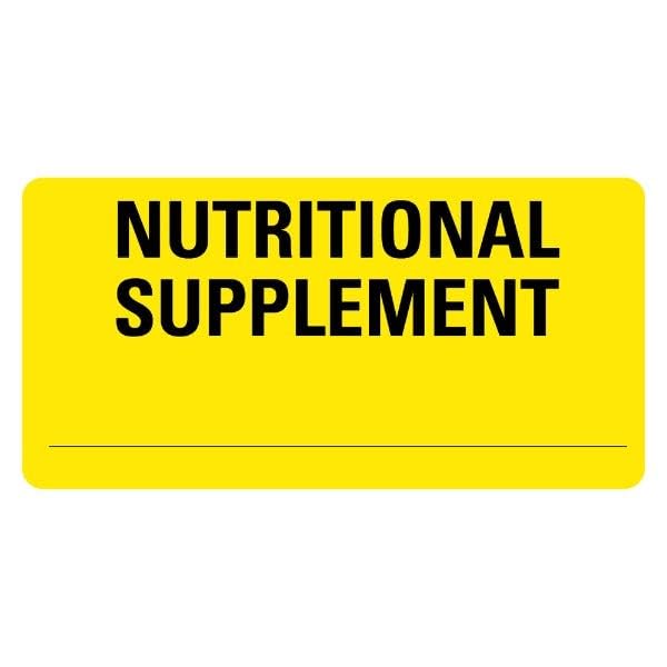 LabelValue Nutritional Supplement Food Service Medical Labels LV-MFSL55