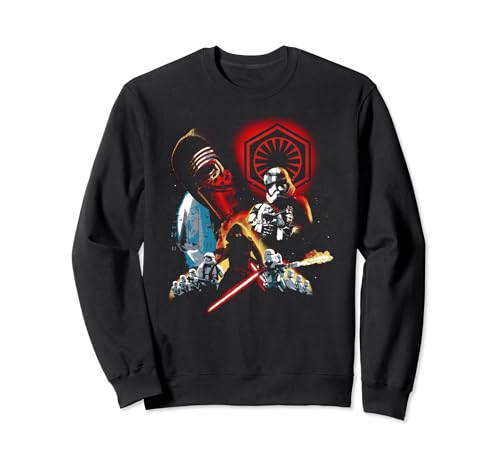 Sweatshirt Star Wars The Force Awakens Enemies Collage pull imprimé geek et streetwear