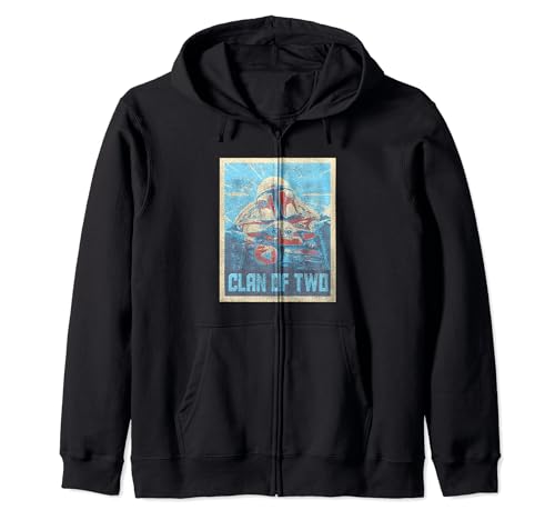 Sweat Mando Clan Of Two de qualité supérieure rétro style premium Star Wars