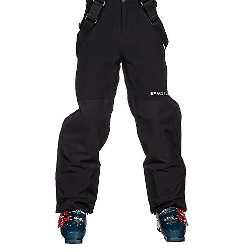 Spyder Kids Boy's Guard Side Zip Pants (Big Kids) Black 12 Big Kids #TOP2