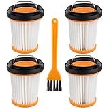 シャーク用掃除機フィルター交換用 4つのShark XFF200J シャークW1 W2 W3 WV200 WV200J WV201 WV205 WV260J WV250J WV270J WV251J WV280J WV30 W35 W35P WV285J WV280JAB RV720_NWVJ 対応部品掃除機のフィルター交換アク セサリフィットに適して クリーニングブラシ付