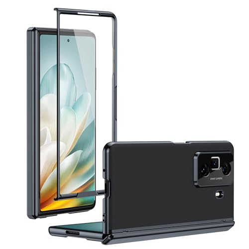 Étui pliable pour Honor Magic VS3 noir - Coque de protection anti-traces et film écran AG
