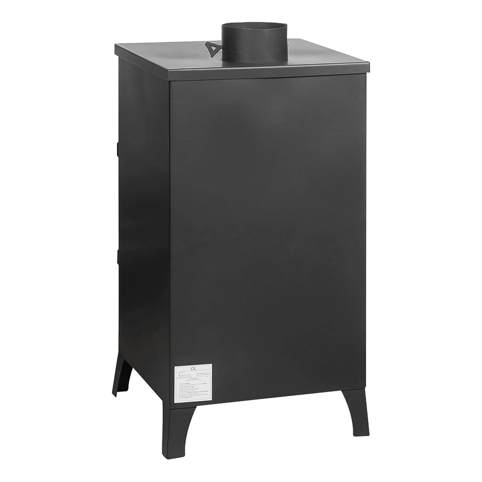 Stufa a legna/Termocamino in Acciaio e Ghisa Potenza nominale 8,5 kW - Dimensioni esterne 74 x 38,5 x 33 cm - Peso 56 kg - Mod. Nisiro (Cod. 5829)