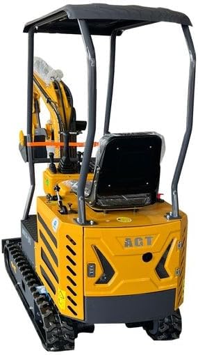 Rear view of the AGT INDUSTRIAL AGT-MX12-B Mini Excavator