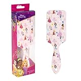  Disney Princess Spazzola per Capelli, Pettine Principessa Ariel Mulan Aurora Moana Rapunzel e Cenerentola, Accessori Capelli per Ragazze, Spazzola Districante Antinodi