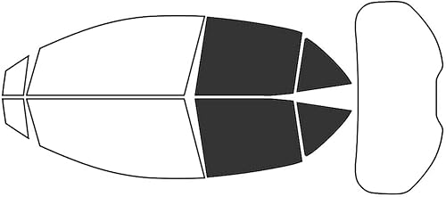 Miniatura 7 de Rvinyl Kit de tinte de ventana compatible con Toyota Corolla 2019-2024 (Hatchback) Kit de instalación (completo)