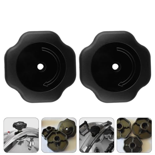 OUNONA 4 piezas de perillas de reemplazo para olla de presión, cubierta de tapa de olla de plástico, asas anti-explosión para piezas de ollas de presión miniatura 7
