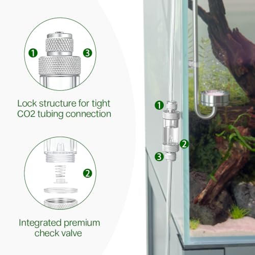 Image of LINLAN CO2 Bubble Counter with Check Valve, Hose Connection