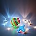 1pc Multicolour Spinning Top Light up Flashing Spinning Tops Gyroscope with Light up Tops Spinner Light Up Spinning Top for Gift, Random Color Toddler