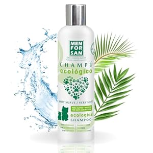 Menforsan Sehr mildes ökologisches Katzenshampoo, 300ml