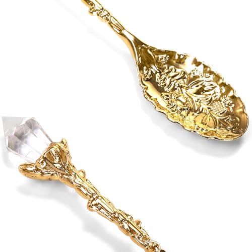 Covzoe COV-RETROALLOYSPOON-GOLD-16P 16 Pieces Retro Spoon thumb #2