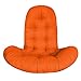 VXNCM Ispessimento Durevole Uovo Sedia per Oscillazione Cuscino Appeso Hammock Sedia Spessa Seduta Cuscino per Ufficio mobili Ufficio TSL2. (Color : Orange)
