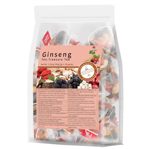 SJYOGYOP Ginseng Ten Treasures Tea,Kidney Tea for Women and Men,Natural
