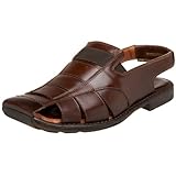 Bacco Bucci Men's Max Sandal,Brown,15 D