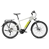 HEPHA E-Bike Trekking 7 Longrange Elektrofahrrad mit 708Wh Akku und 80Nm Mittelmotor Pedelec 10-Gang 27,5 Zoll Unisex Highstep (49, Light Grey)