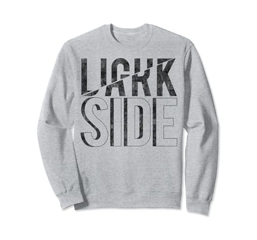 Star Wars The Last Jedi Light And Dark Side Text Sweatshirt