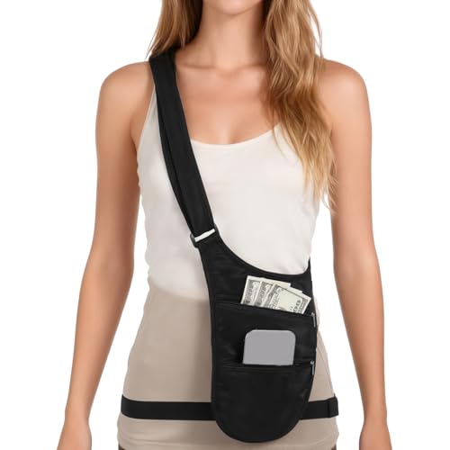 Bolsa de un solo hombro antirrobo y ligera con tamaño compacto unisex