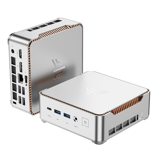 KAMRUI Pinova P2 Mini PC, AMD Ryzen 4300U(Beats 3550H/3500U/N150,Up to 3.7 GHz) Mini Computers, 16GB RAM 256GB SSD Mini Desktop Computers, Triple 4K Display/HDMI+Type-C+DP/WiFi/BT for Home/Business