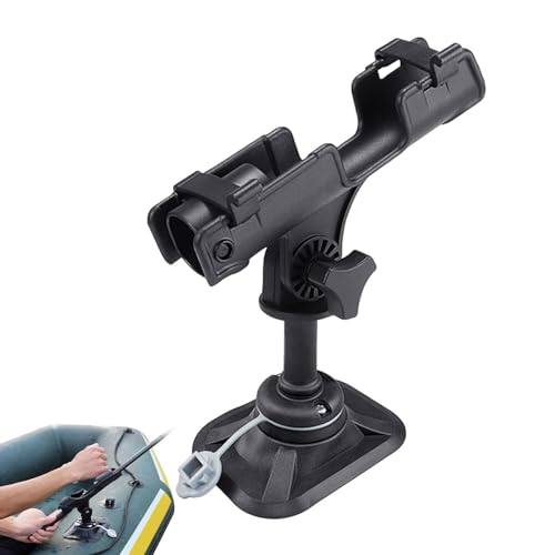 Support de canne à poisson portable réglable pour fixation rapide sur embarcation - 7