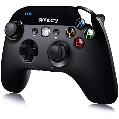 Gamory Controller Für Nintendo Switch,Bluetooth Wireless Pro Controller Ersetzen Für Nintendo Switch Wiederaufladbarer Akku,Controller Für Switch Gamepad Mit Einstellbarer Turbo Dualshock Gyro-Achse