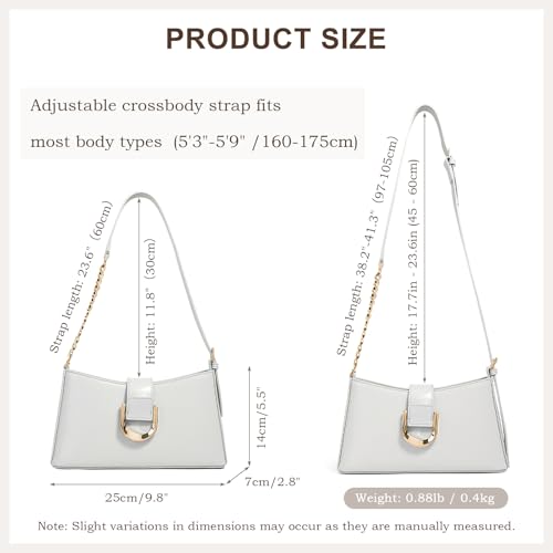 Bolso de cuero pequeño para mujer con correa ajustable miniatura 5