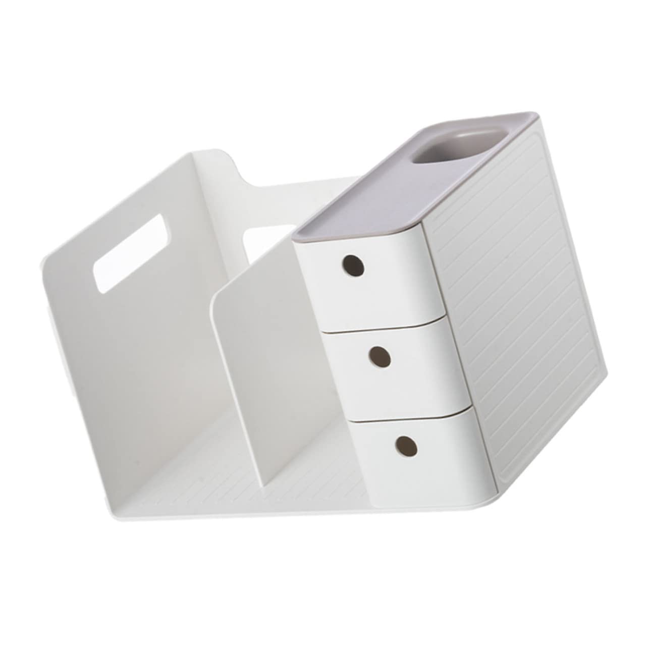 Scatola Portaoggetti da Scrivania Multifunzione, Organizer Desktop | Festa Scuola Decor, Scomparti Multipli, Plastico, Uso Home e Hotel, Moderno, Pratico per Ordine Quotidiano