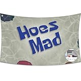 Probsin Hoes Mad Flag,3x5 Feet Banner,Funny Poster UV Resistance Fading & Durable Man Cave Wall Flag with Brass Grommets for College Dorm Room Decor,Outdoor,Parties,Gift,Tailgates