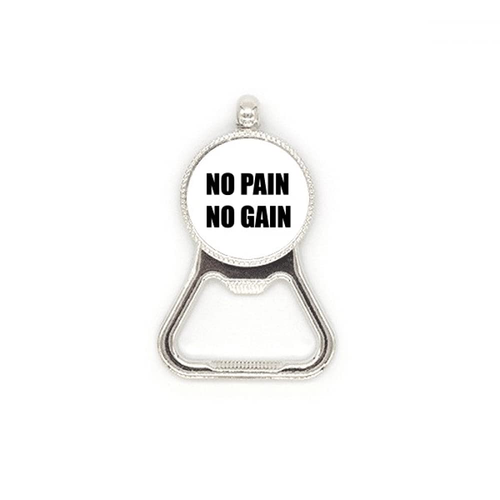 Décapsuleur en acier inoxydable No Pain No Gain finition brossée durable