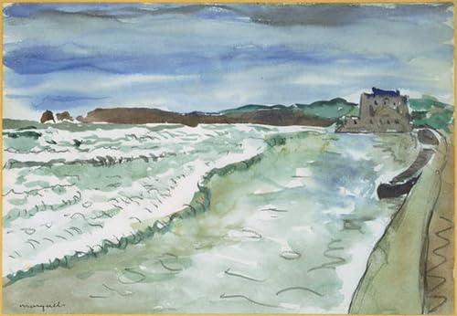 Tableaux la Plage et le Casino Albert Marquet pour habiller un grand mur