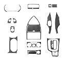 Styling Zierleisten Für Toyota Für Celica 2000-2005 18PCS Carbon Fiber Volle Innen Set Zentrale Steuerung Getriebe Aufkleber